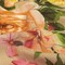 1 Yard Light Green Painterly Floral Rayon Challis Fabric Green Wildflower Walk Print 55 inch Width